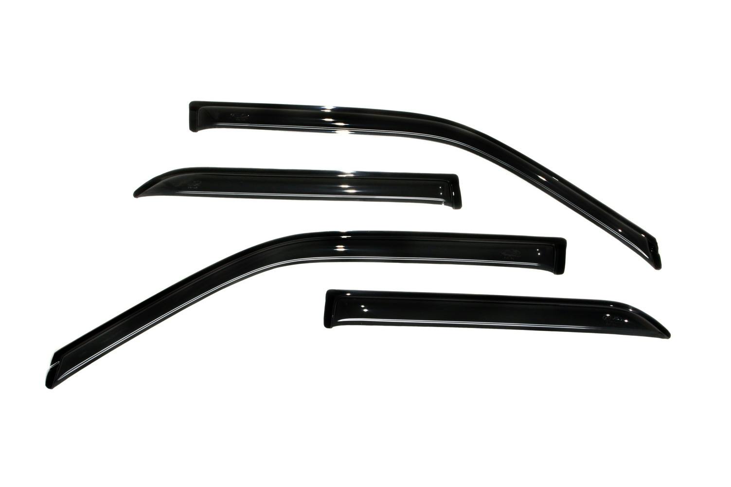 AVS 94915 Ventvisor Deflector; Smoke; Outside Mount; 4 pc.