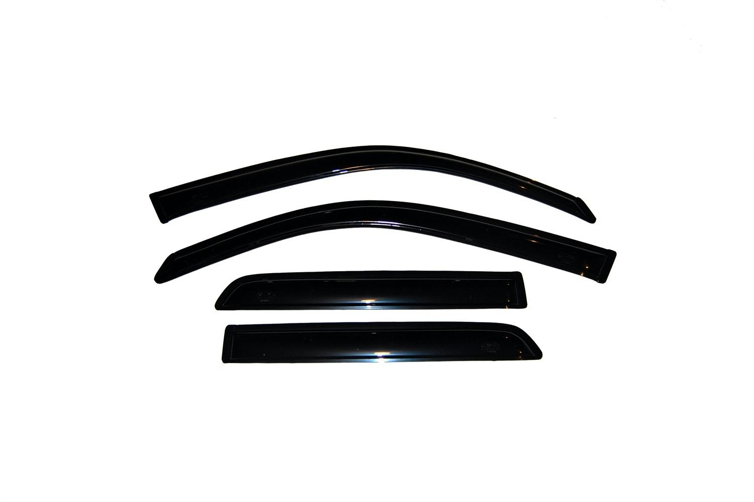 AVS 94924 Ventvisor Deflector; Smoke; Outside Mount; 4 pc.