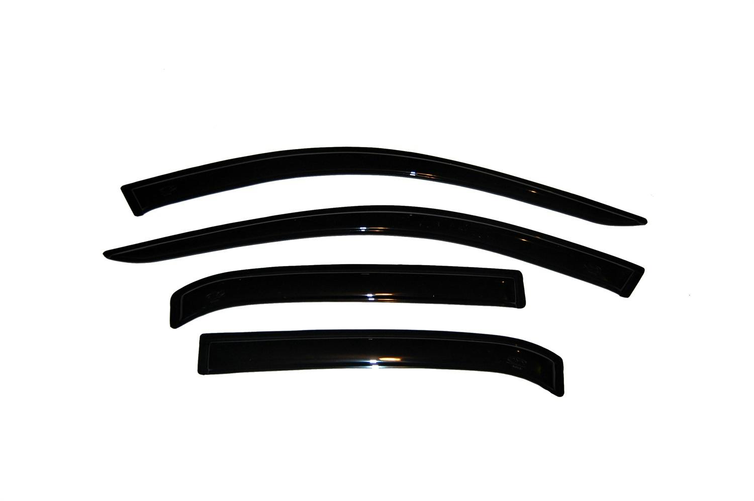AVS 94943 Ventvisor Deflector; Smoke; Outside Mount; 4 pc.