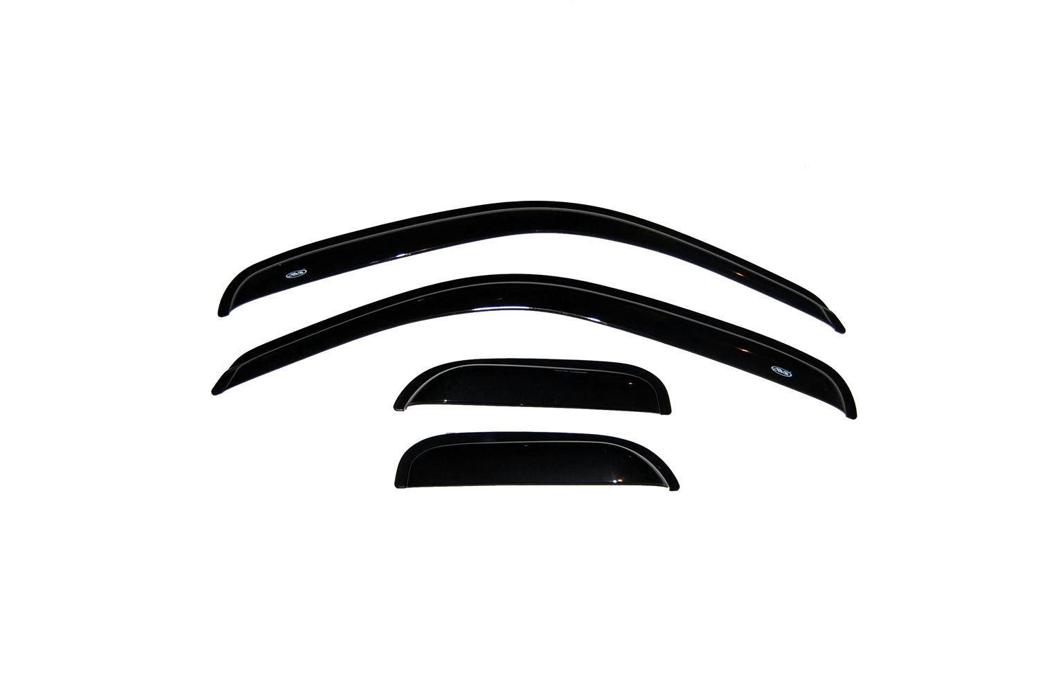 AVS 94948 Ventvisor Deflector; Smoke; Outside Mount; 4 pc.