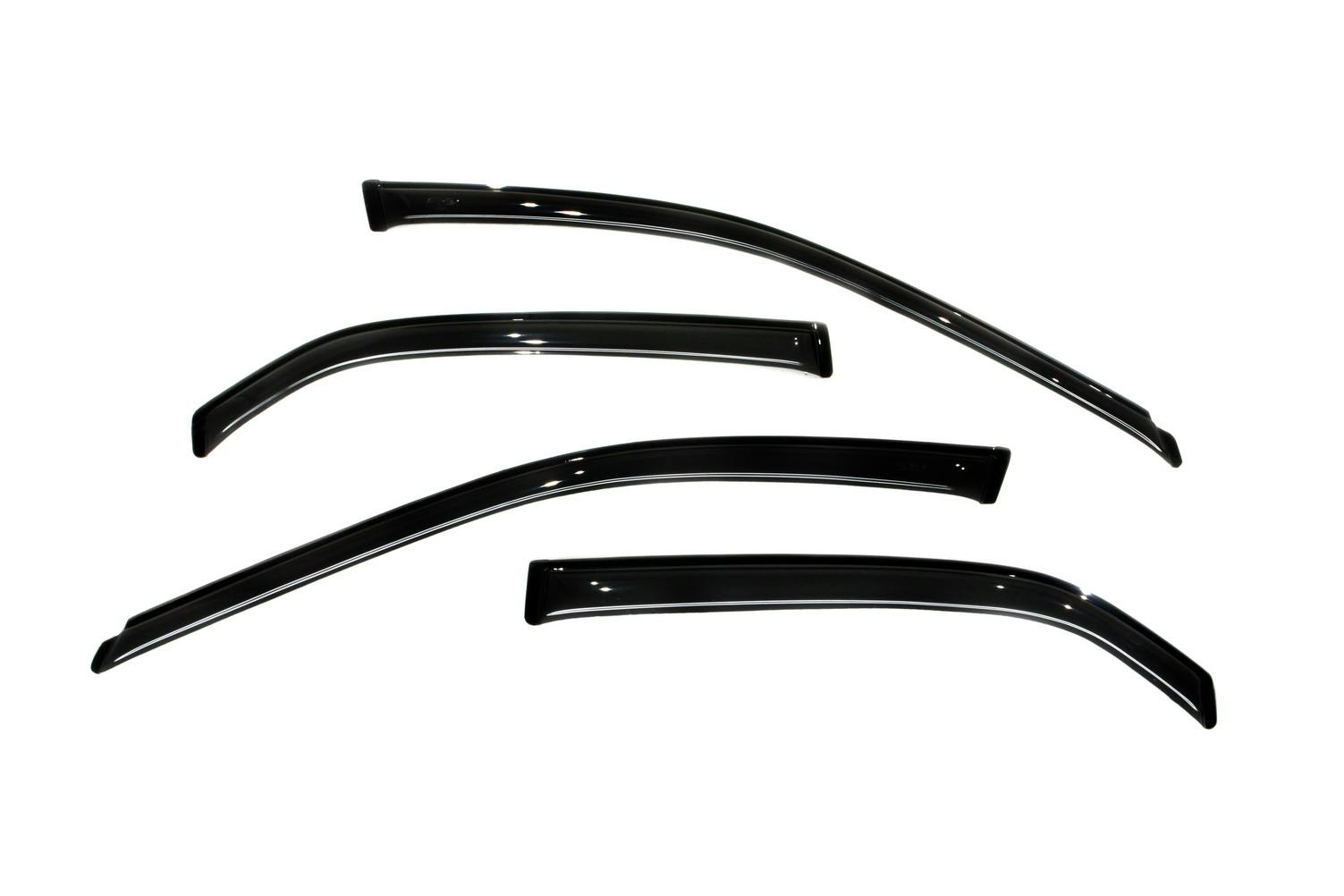 AVS 94959 Ventvisor Deflector; Smoke; Outside Mount; 4 pc.