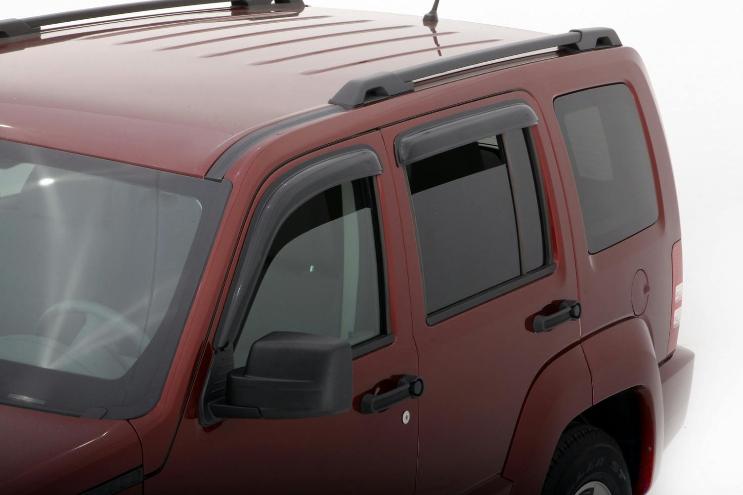 AVS 94964 Ventvisor Deflector; Smoke; Outside Mount; 4 pc.