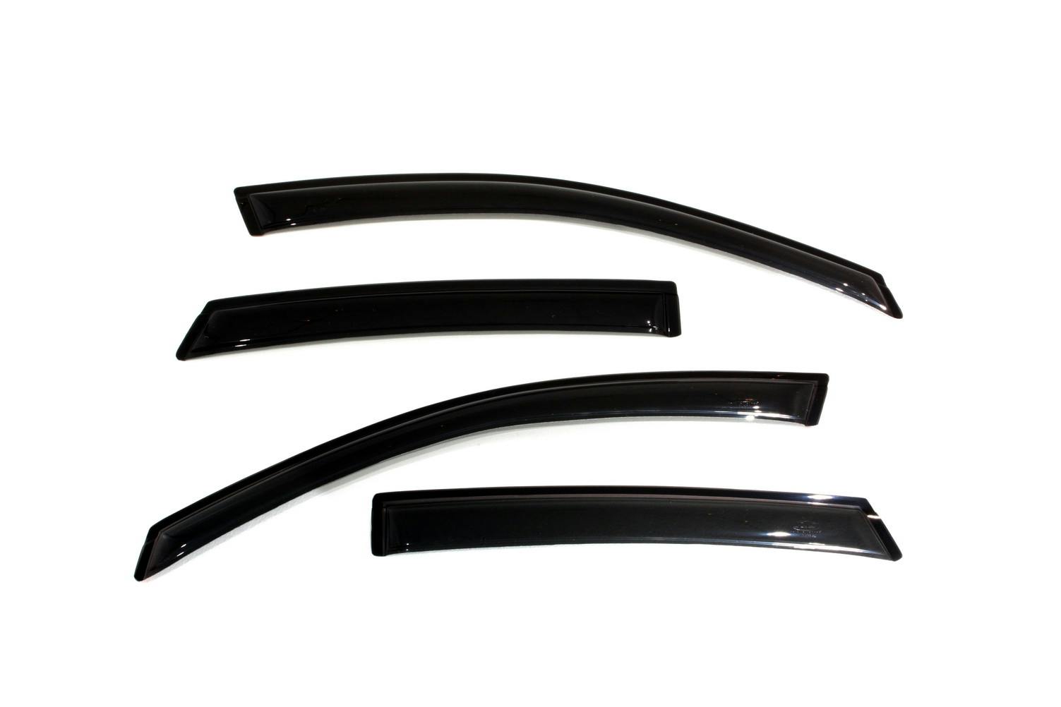 AVS 94968 Ventvisor Deflector; Smoke; Outside Mount; 4 pc.