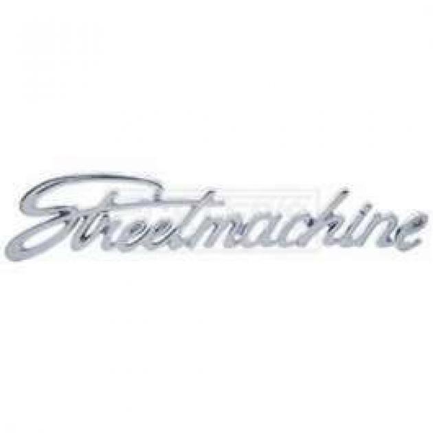 Camaro Street Machine Script Emblem, Chrome, 1967-2014