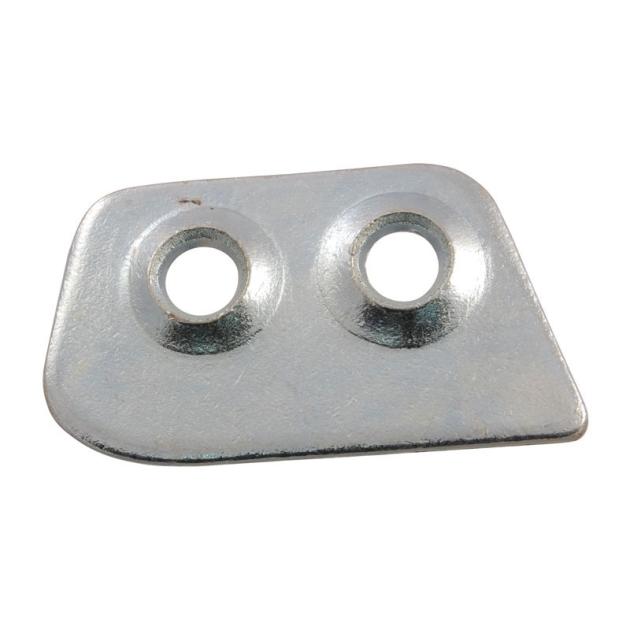 Dennis Carpenter Door Latch Striker Aux Plate - Right - 1961-66 Ford Truck, 1957-63 Ford Car C3SZ-6322014-A