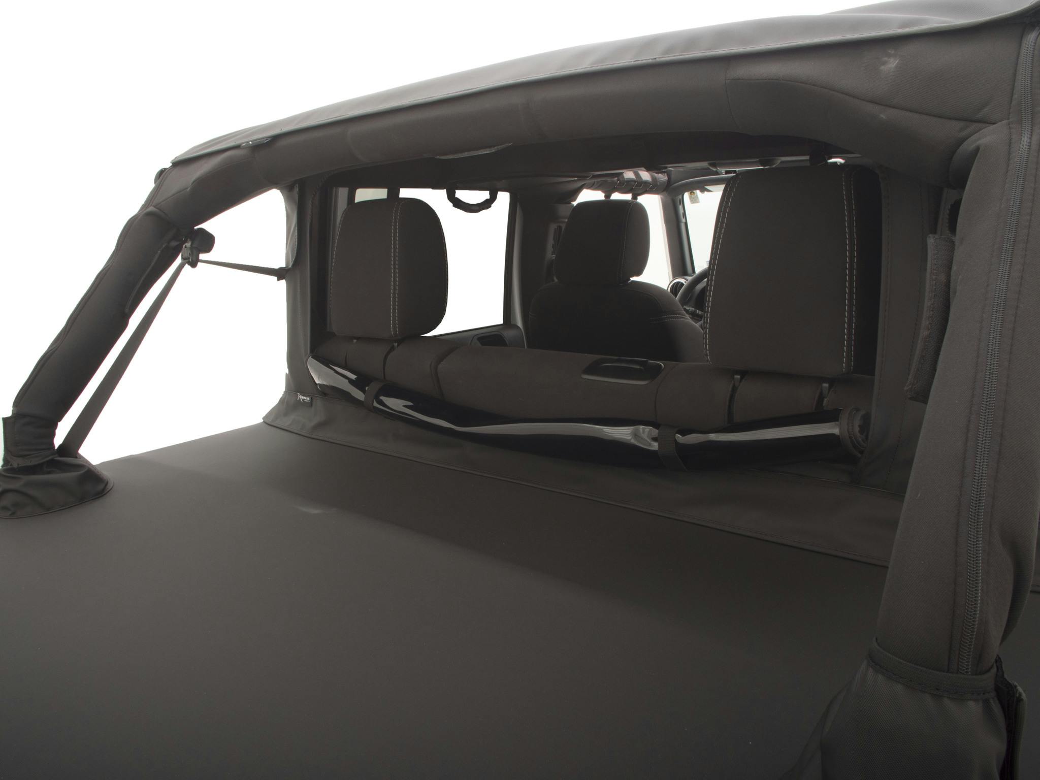 Rampage Products 990135 Trailview Tonneau Top; Black Diamond