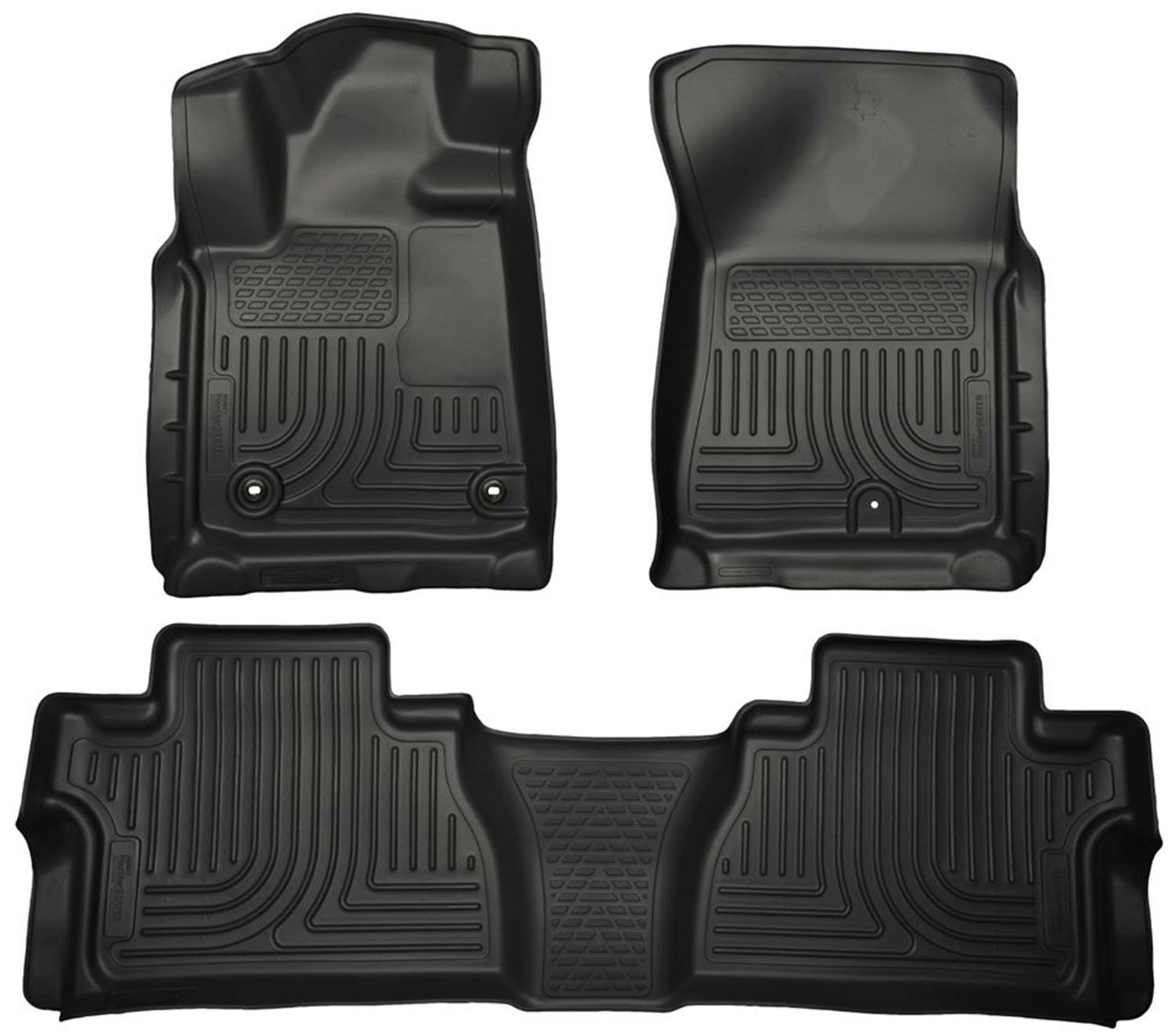 Husky Liners 99561 Weatherbeater - Front & 2nd Seat Floor Liners (Footwell Coverage)