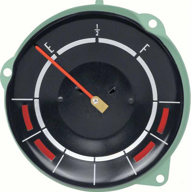 1965 Impala, Bel Air, Biscayne, Fuel Gauge, with Temperature & Alternator Warning Lamps