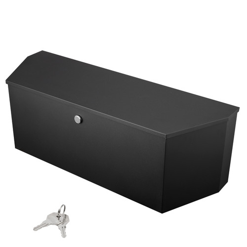 Durable Trailer Storage Box, Durable Carbon Steel Build. Secure Lock with Keys. Ideal for Pickup Trucks, RVs & Utility Trailers.