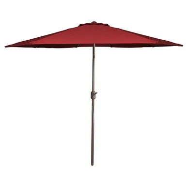 9ft Outdoor Patio Market Umbrella – Stay Cool in Burgundy