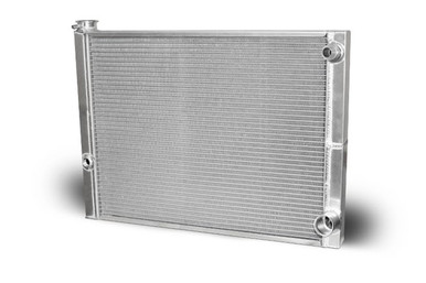 AFCO 20x27.5in Double Pass Aluminum Radiator -16AN Inlet 80185NDP-16