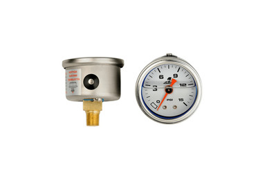 Fuel Pressure Gauge - 1.5in 0-15psi 15632
