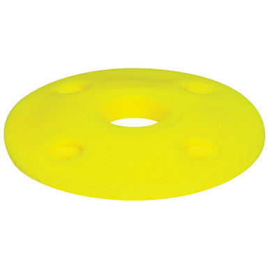 Allstar Performance Scuff Plate Plastic Fluorescent Yellow 4pk ALL18438