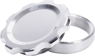 Allstar Performance Filler Cap Polished with Weld-In Alum Bung Large ALL36173