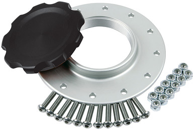 Allstar Performance Fuel Cell Cap and Bung RCI/JAZ 12-Bolt Black ALL40136