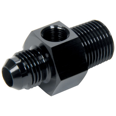 Allstar Performance Gauge Adapter 3/8in NPT x -6 Male x 1/8in NPT ALL49763