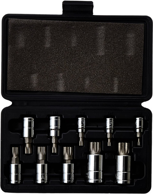ATD Tools 10 Pc. Triple Square XZN Bit Socket Set