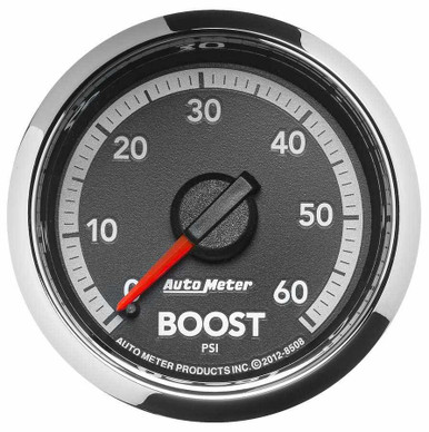 Autometer 2-1/16Boost Gauge 0-60 PSI Dodge Diesel ATM8508