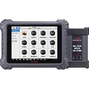 MaxiSYS MS909CV performs enhanced system diagnostics on more than 80 models of light, medium, and heavy duty commercial vehicles