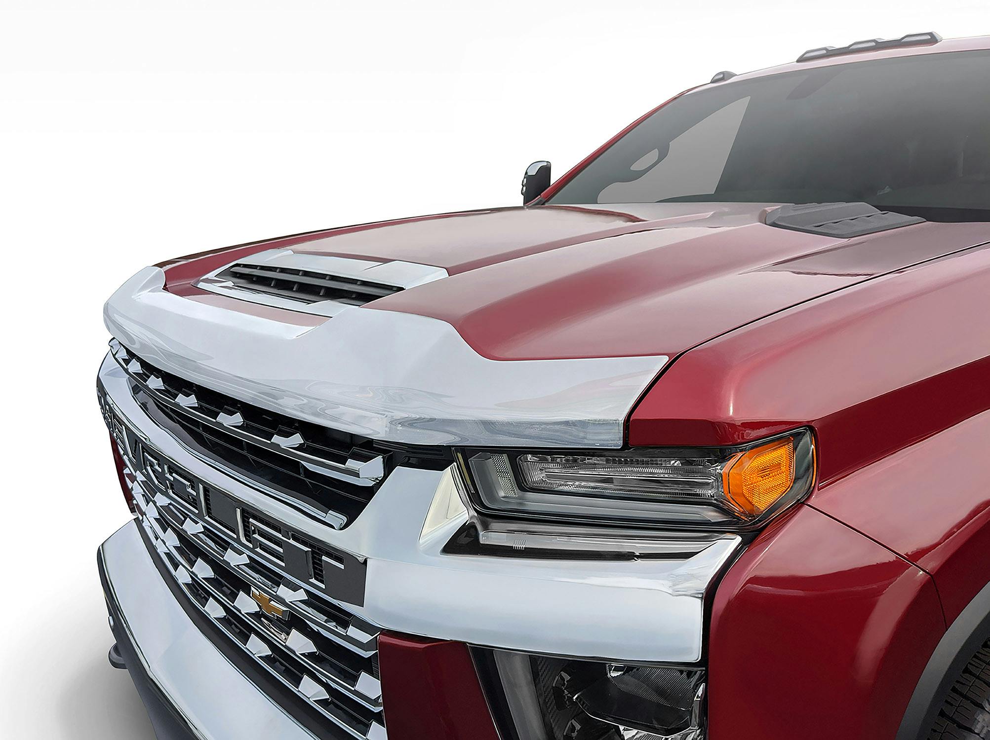 AVS 622187 Aeroskin Hood Protector; Chrome