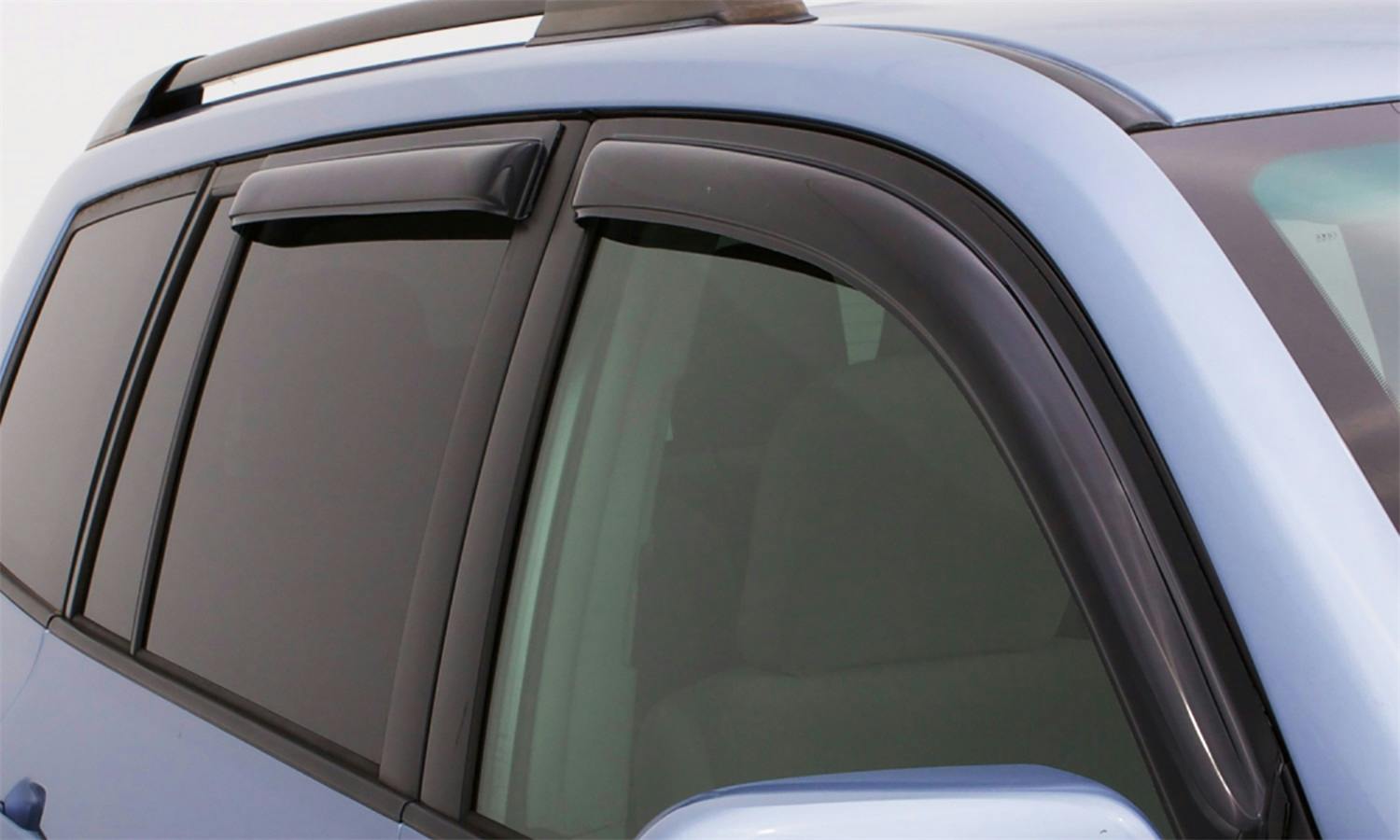AVS 94823 Ventvisor Deflector; Smoke; Outside Mount; 4 pc.