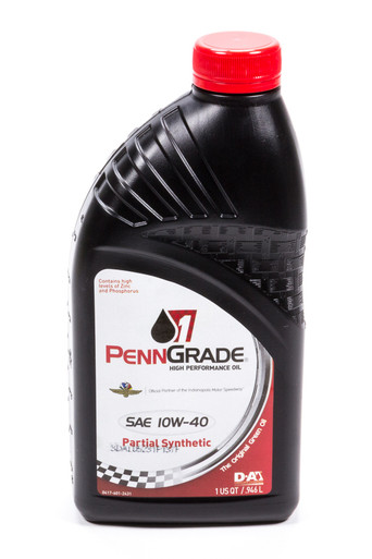 Penngrade 10w40 Racing Oil 1 Qt Partial Synthetic BPO71446