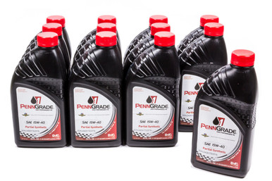 Penngrade 15w40 Racing Oil Cs/12Qt Partial Synthetic 71586
