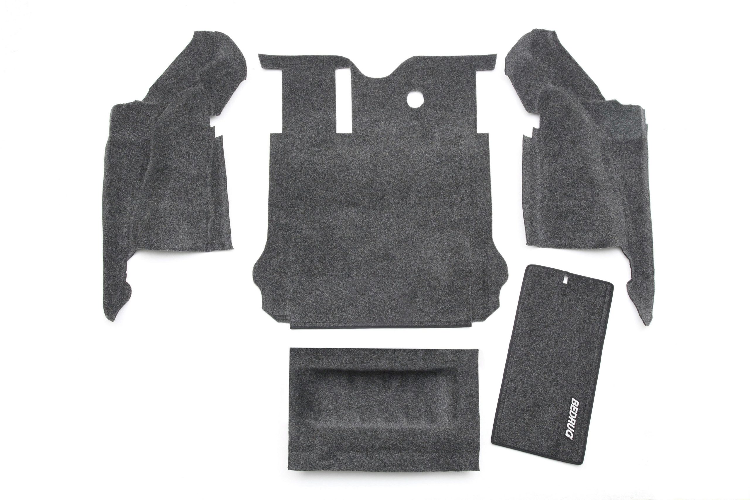 BedRug BRJK07R4 JEEP BEDRUG 07-10JK UNLTD 4DR RR 5PC CARGO KIT (INC TLGTE & TUB LINER)