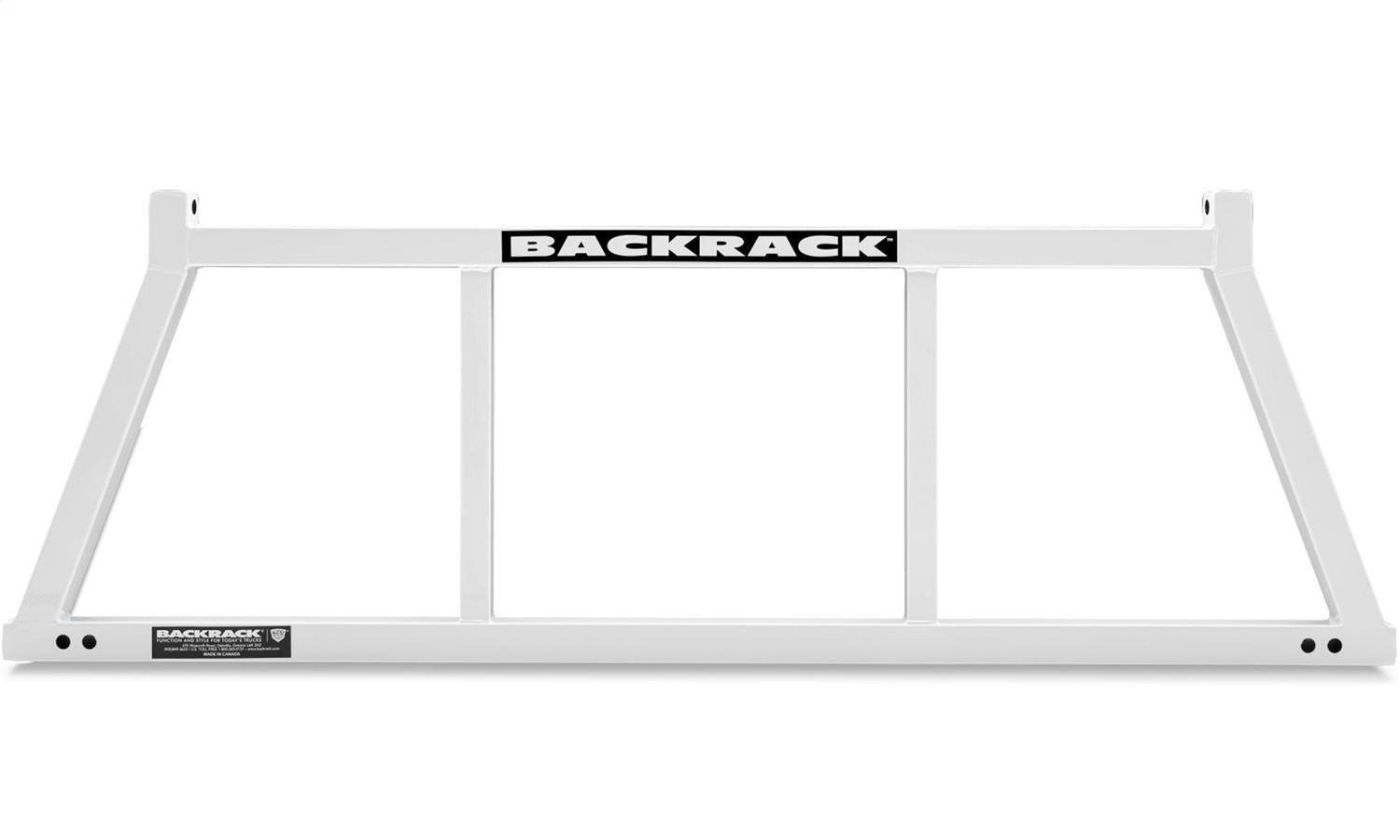 BACKRACK 14700W OPEN RACK; White; 17-26 F250/350/450 SD (Aluminum Body), 99-16 F250/350/450 SD