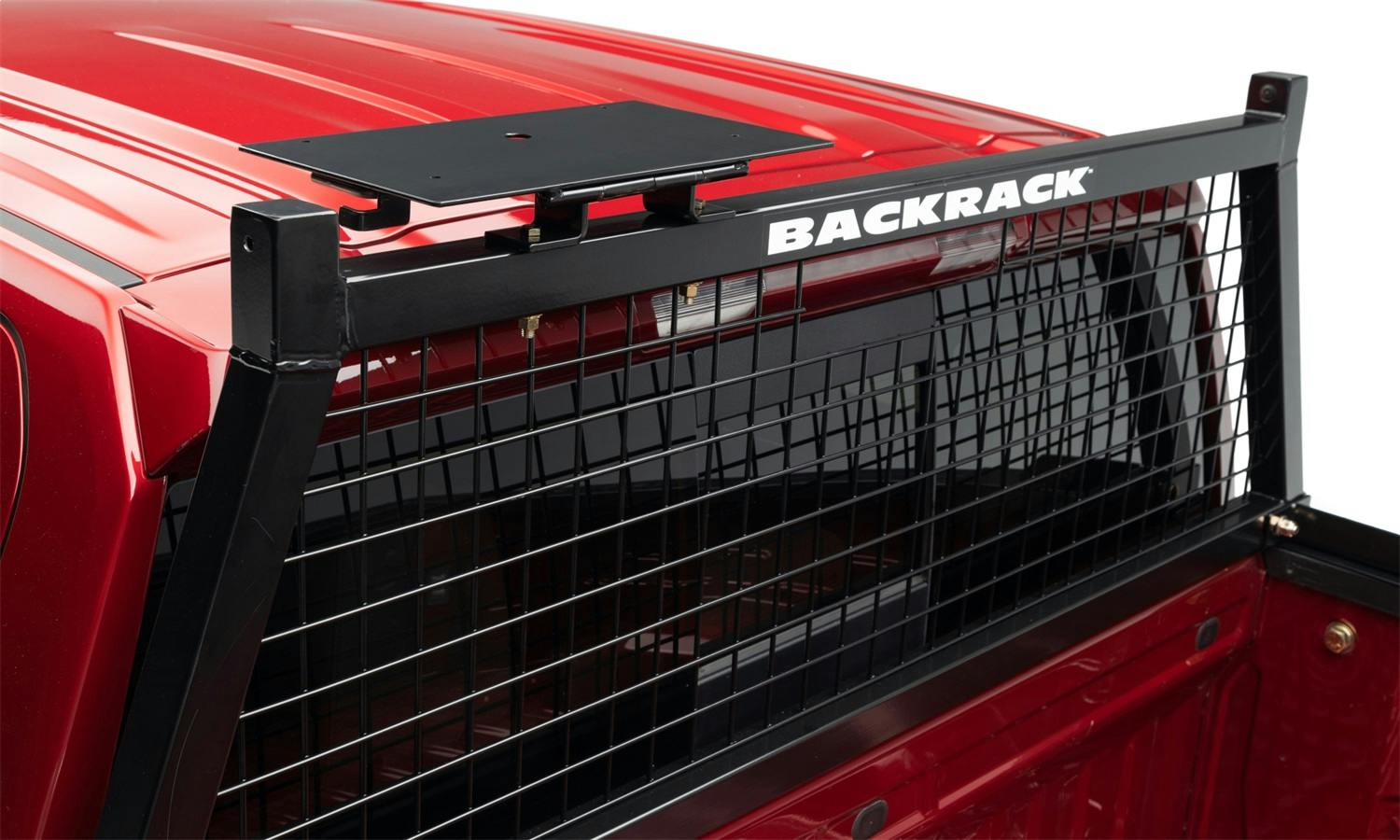 BACKRACK 91002RECF Utility Light Bracket; Universal; Folding; 16in. X 7in. Rectangle, Center Mount