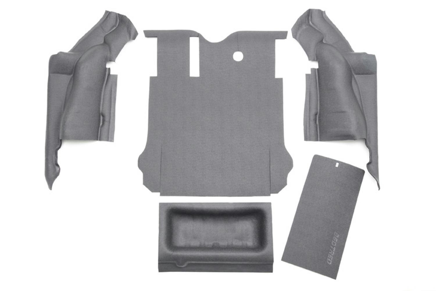 BedRug BTLJ04R JEEP BEDTRED 03-06 JEEP LJ UNLTD REAR 4PC CARGO KIT (INC TLGTE & TUB LINER)