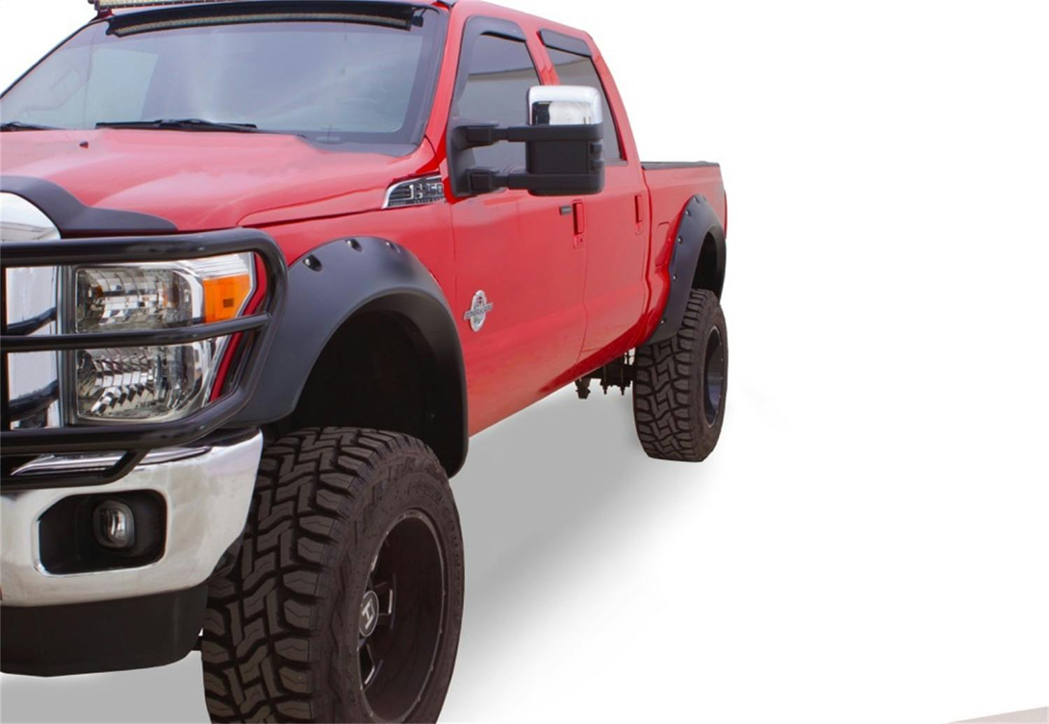 Bushwacker 20102-02 Fender Flares Cutout Style 2Pc Rear