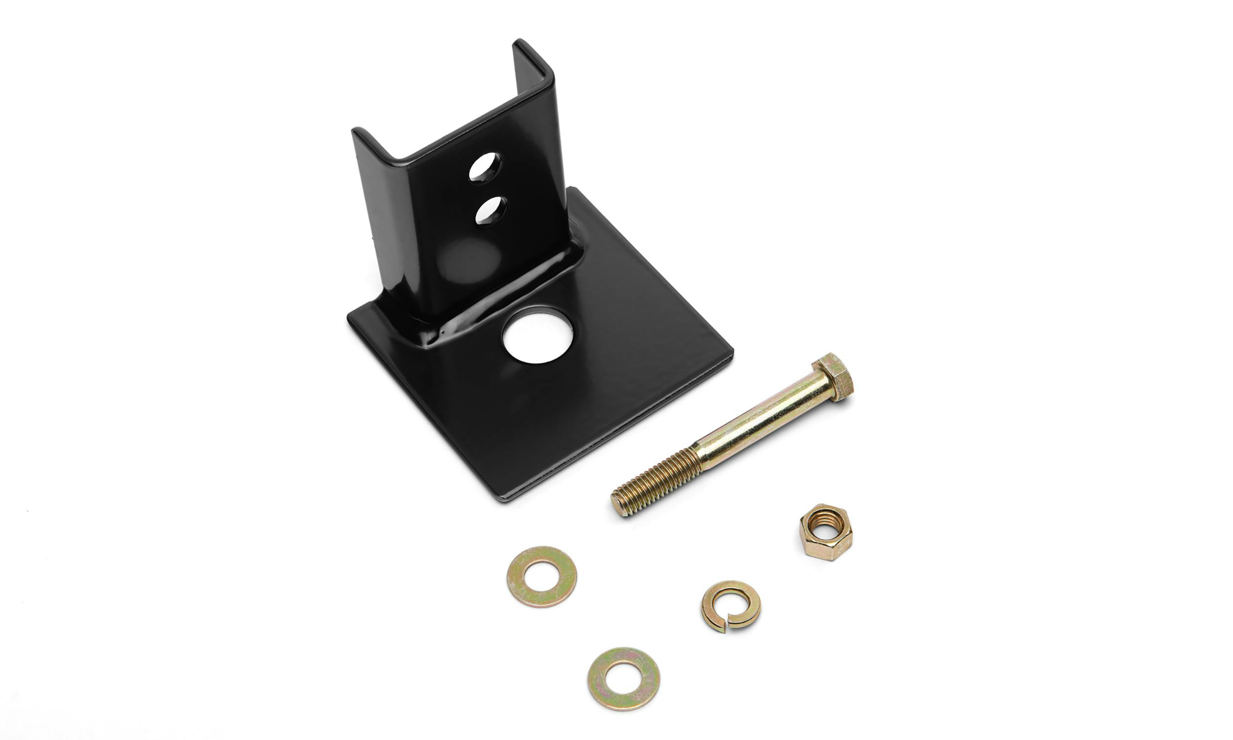 BACKRACK 91009 Antenna Mount Bracket, 3.50 Square with 7/8 Hole Safety Rack, Louvered, Insert