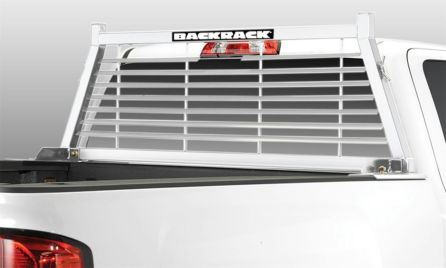 BACKRACK 12700W LOUVEREDRACK White 17-26 F250/350/450 SD (Aluminum Body), 99-16 F250/350/450 SD