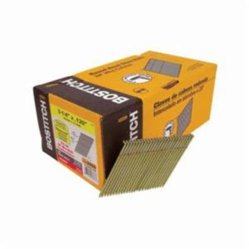 BOSTITCH Framing Nail, 3-1/4 in L, Thickcoat, Full Round Head, Screw Shank