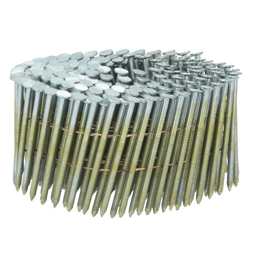 BOSTITCH Framing Nail, 2-3/8 in L, Galvanized, Smooth Shank