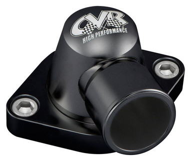 CVR Performance Thermostat Housing 360-Deg Swivel Black TSH6BK