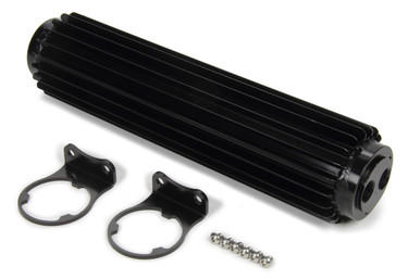 Derale Dual-Pass Heat Sink Cool er 12in Black Anodized 13280