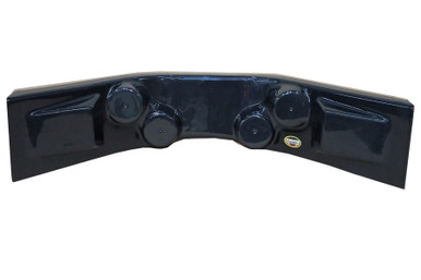 Dash Panel Curved Black 30in w x 12in d x 6.5in 910-BK