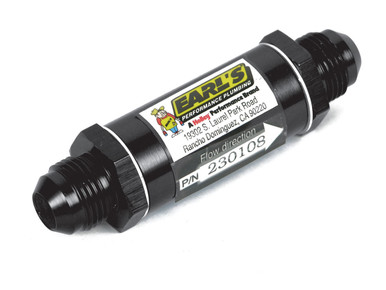 Earls #6 Fuel Filter W/Bronze Element Black AT230106ERL