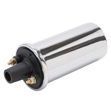Edelbrock Max-Fire Ignition Coil Oil Filled - Chrome 22740