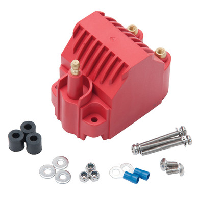 Edelbrock Max-Fire Ignition Coil Universal Dome Style Red 22742