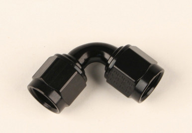 Fragola #20 Female 90 Degree Coupler Fitting Black 496320-BL