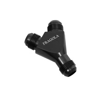 Fragola Y-Fitting #16 Male Inlet x #12 Male Outlets 900617-BL