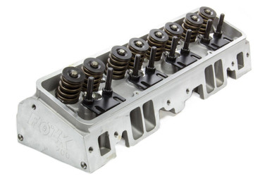 Flo-Tek SBC 180cc Alum Cyl Head 64cc 2.02/1.60 A/P Assm 101-505