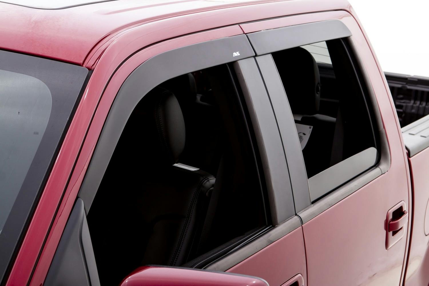 AVS 56017022 Ventvisor/Bug Shield Combo; Matte Black Finish