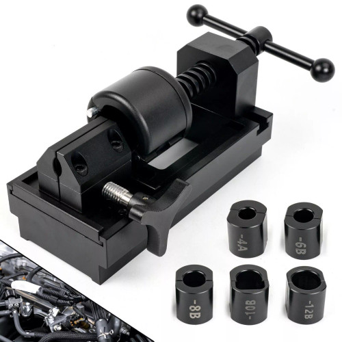 Fuel Line Fittings Tool Kit for 4AN-12AN Hose Oil Cooling Pipe Installation