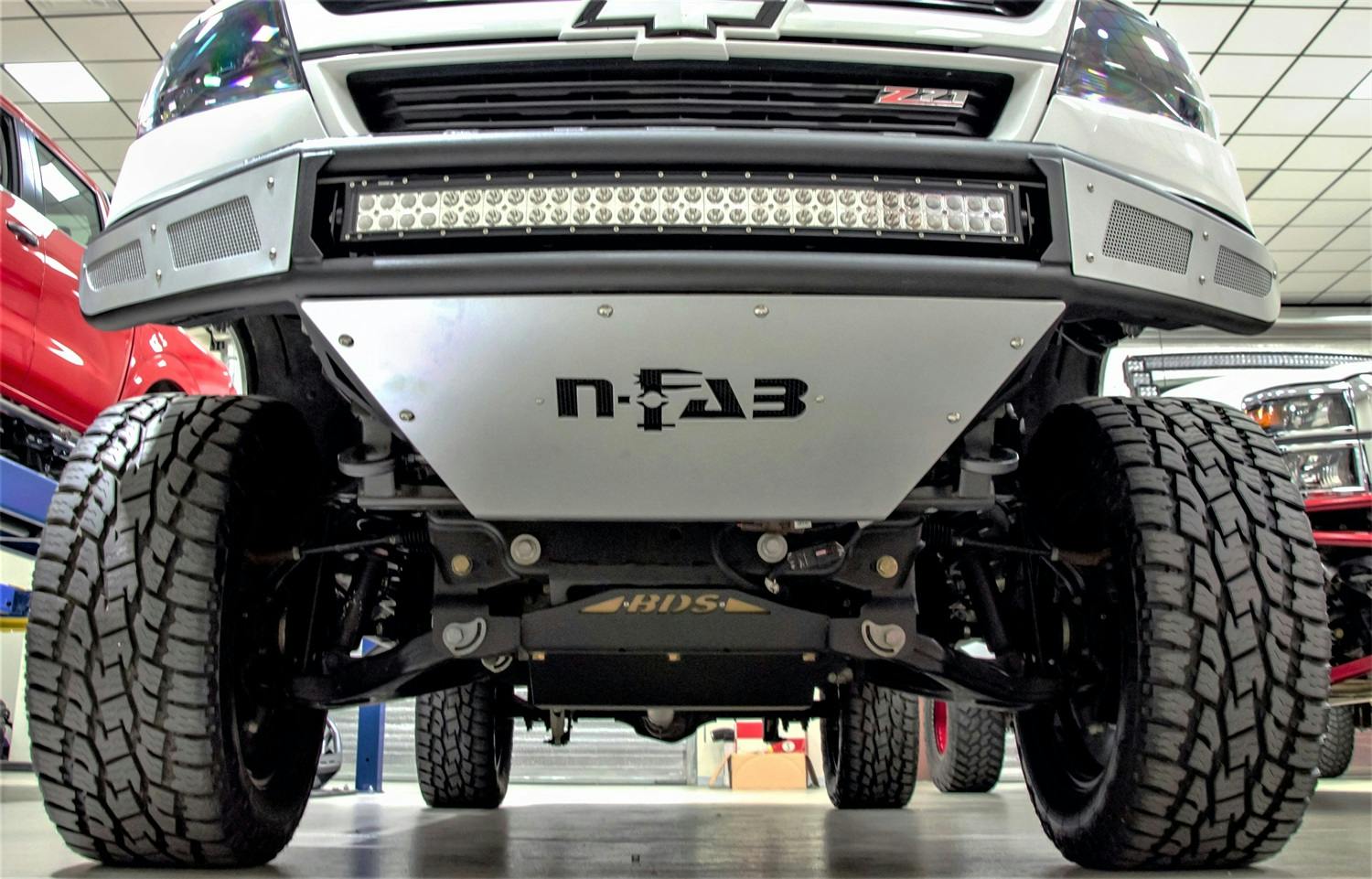 N-FAB G151MRDS-TX M-RDS PreRunner Front Bumper (1 Pc) w/ Skid Plate - 15-22 Colorado - TX Blk