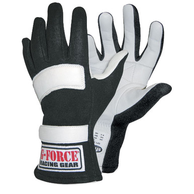 G-Force GF5 Racing Gloves XX- Large Black 4101XXLBK