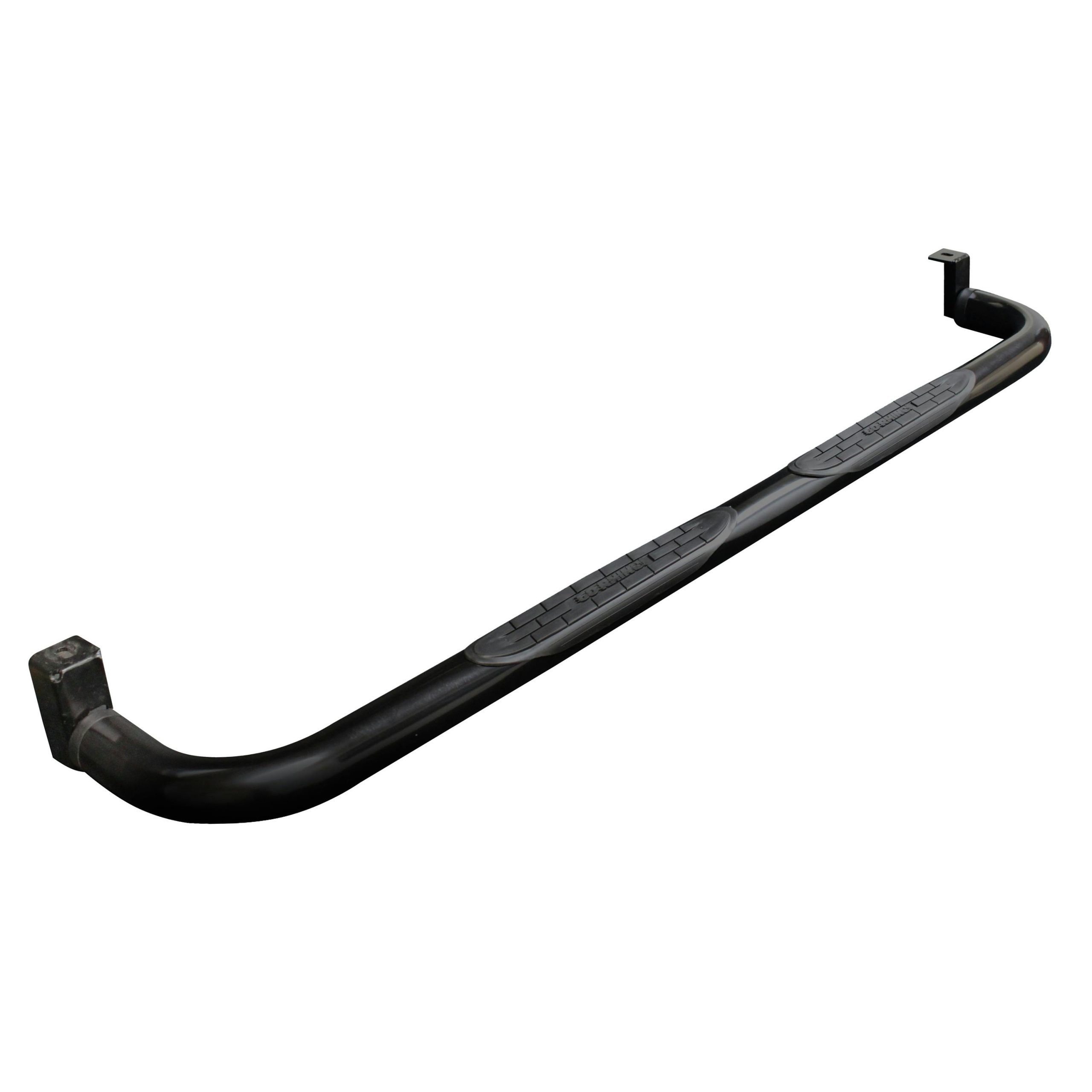 Big Country Truck Accessories 374881 3" Round Classic Side Steps - Complete Kit with Brackets